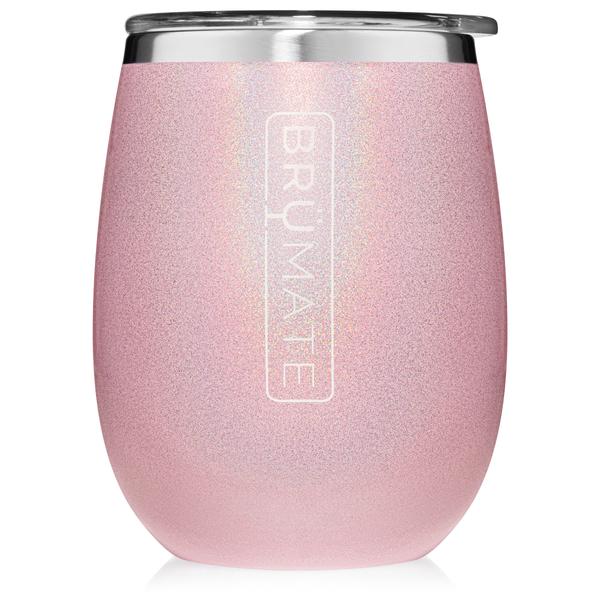 BruMate Winesulator | 25 oz Wine Canteen - Glitter Violet